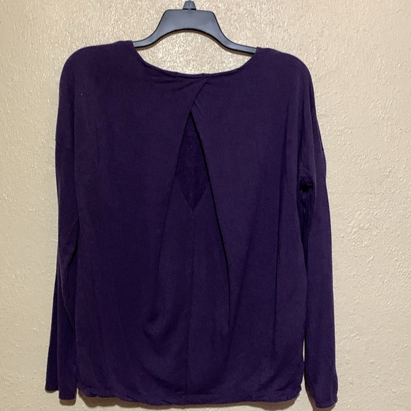 Threads 4 Thought Top Sweatshirt Sweater M Purple SOFT Stretch Modal Spandex - Picture 8 of 14
